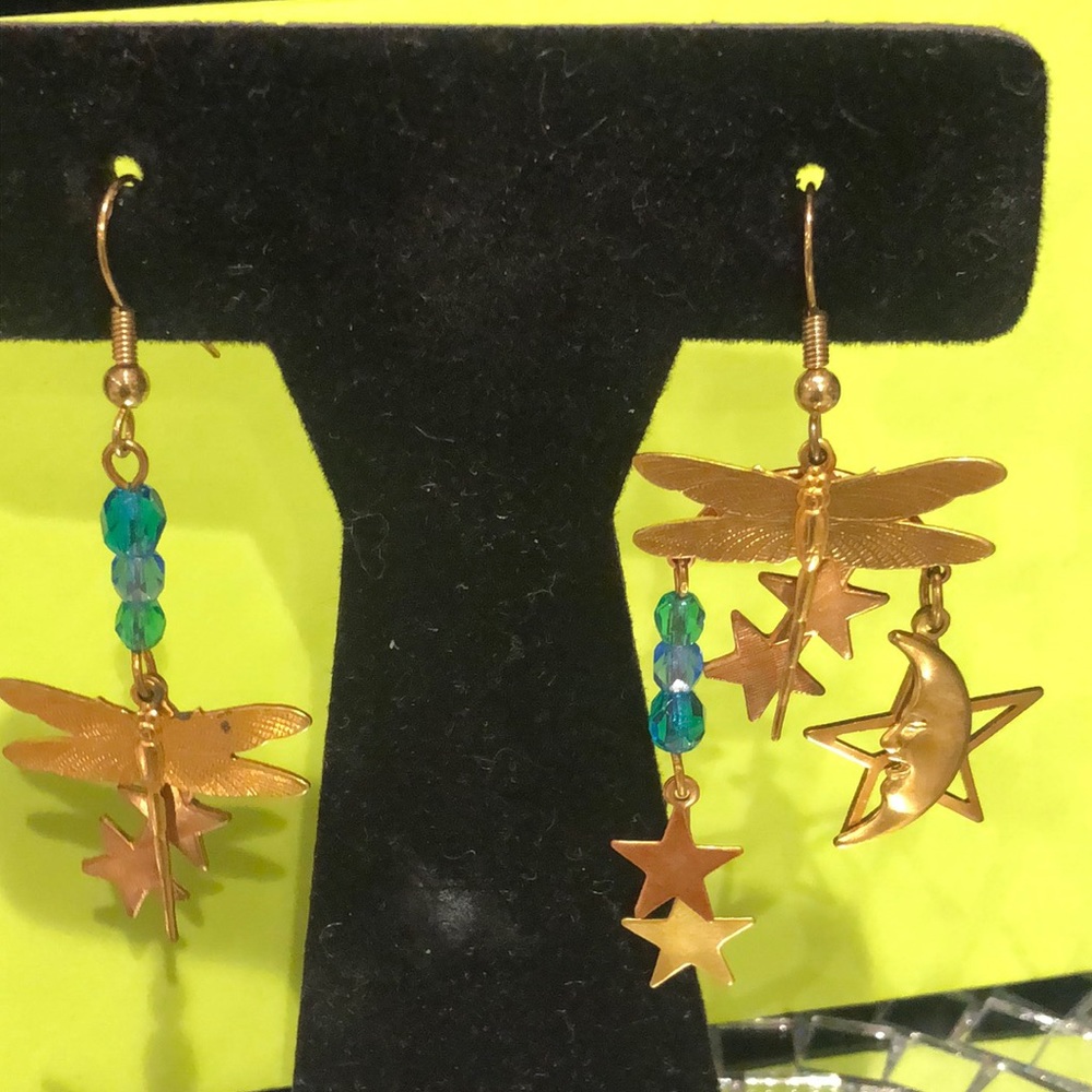Vintage Island Magic Mismatched Charm Earrings-Boutique
